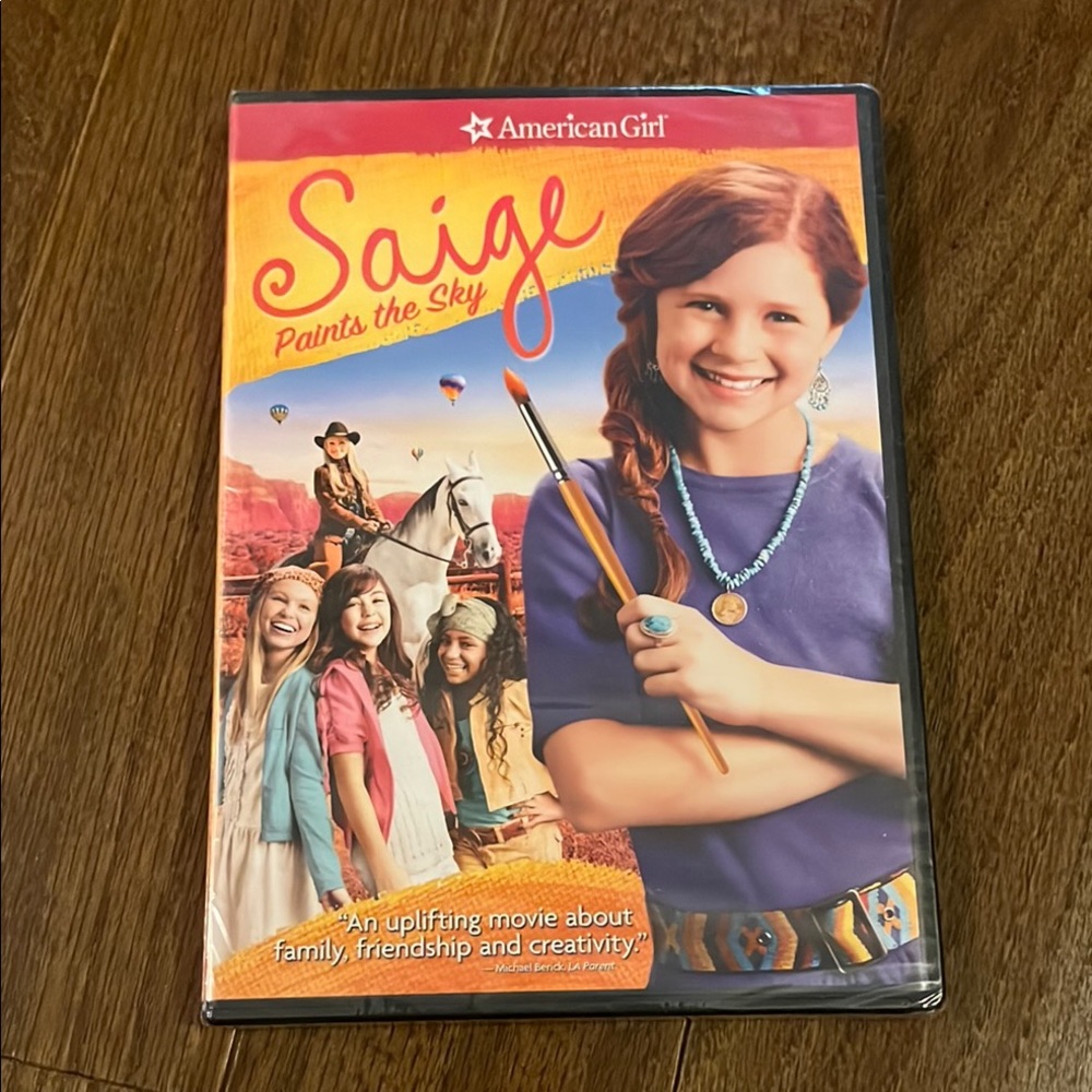 American Girl Saige Paints the Sky DVD NEW and sealed